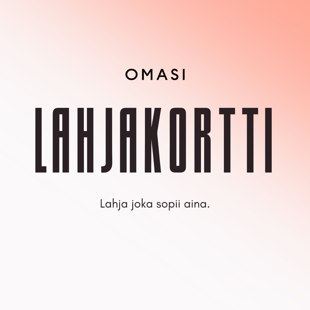 Omasi gift card digital voucher – gold and silver jewellery Finland